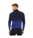 Mens Gesso Half Zip Sweatshirt Blue Navy Boss-2