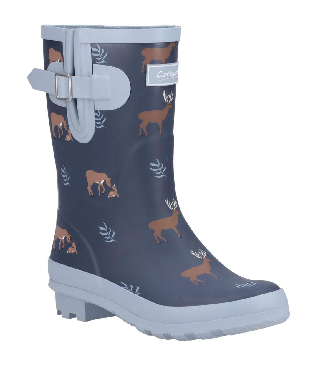 Bottes de pluie woodland femme bleu marine Cotswold-1