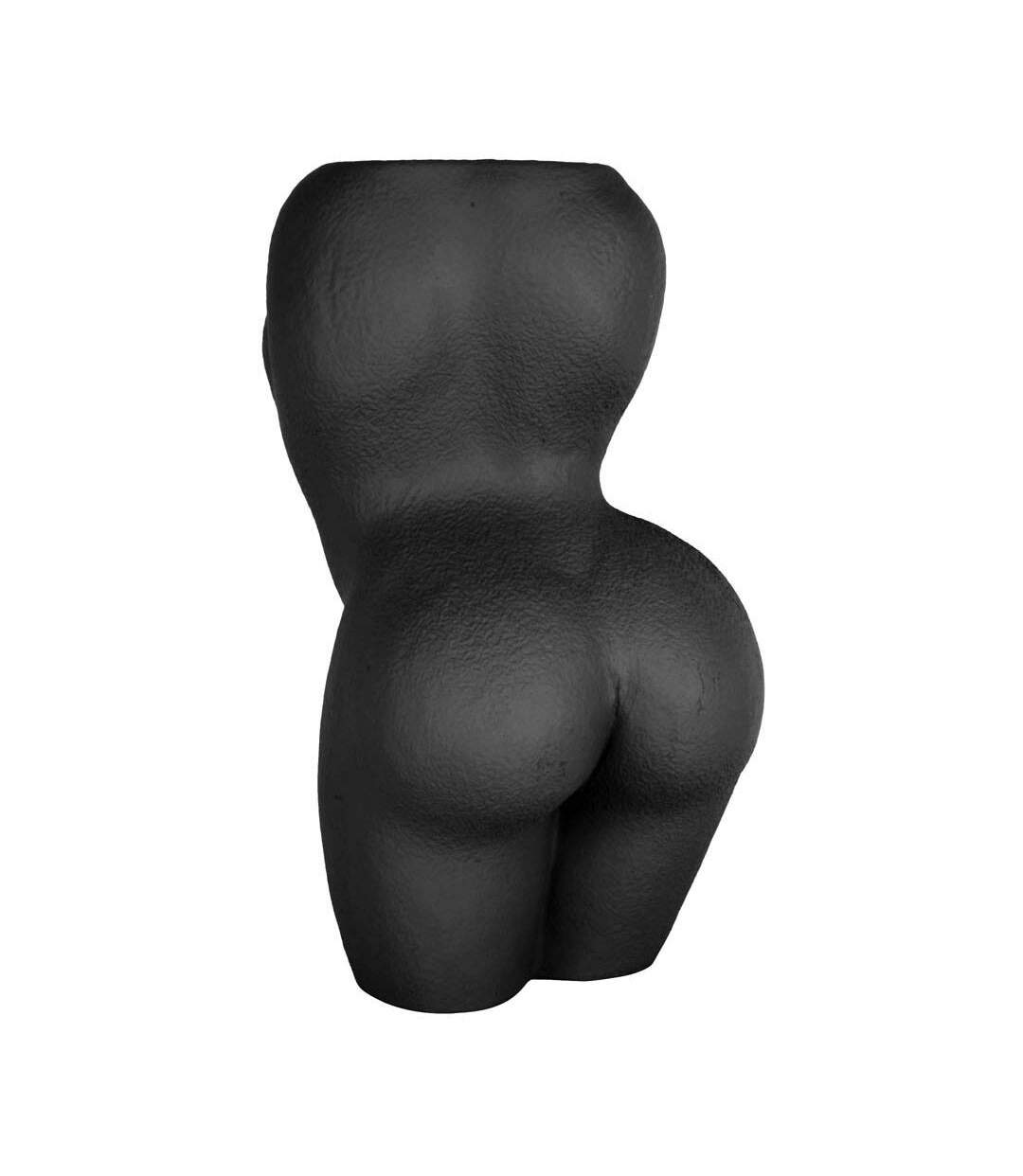 Vase buste de femme en résine Lady Marron sable-3
