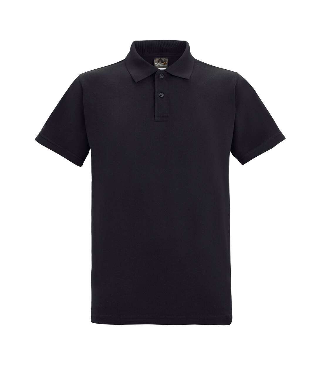 Mens Pique Polo Shirt Black Regatta Professional-2