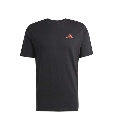 Mens Mountain Back Print T-shirt Black Adidas