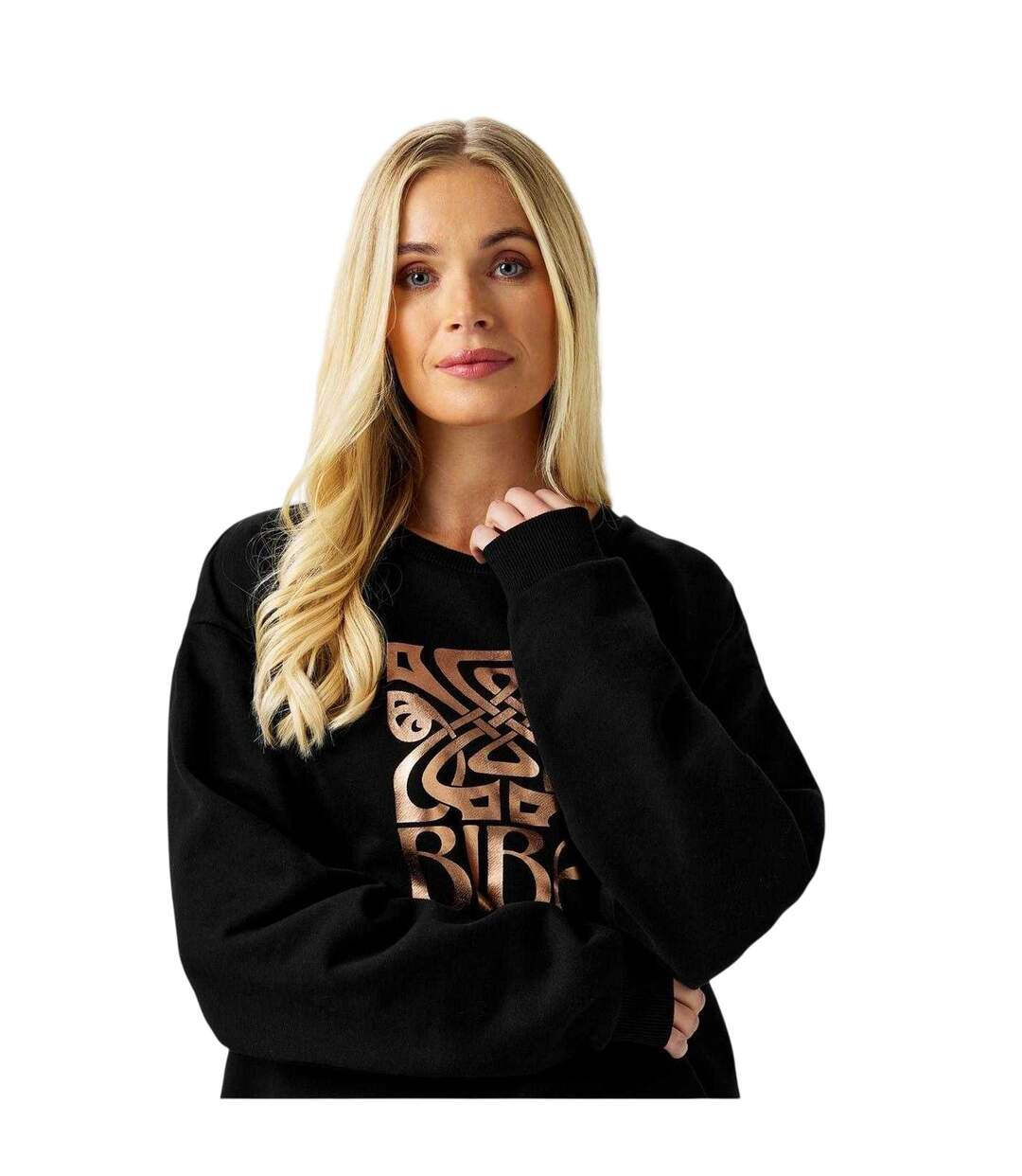 Sweat Motif/style Imprimé Graphique Femme Noir Biba-4