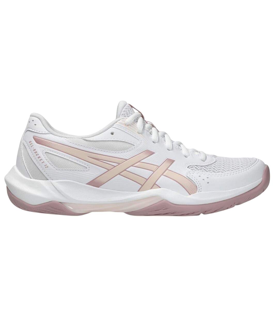 Ballon De Netball Rocket Femme Blanc Rose Asics-3