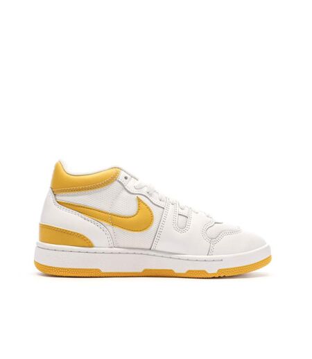 Baskets blanches/jaunes homme nike attack