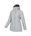 Womens/ladies Snowdrift Waterproof Ski Jacket Light Grey Mountain Warehouse-4