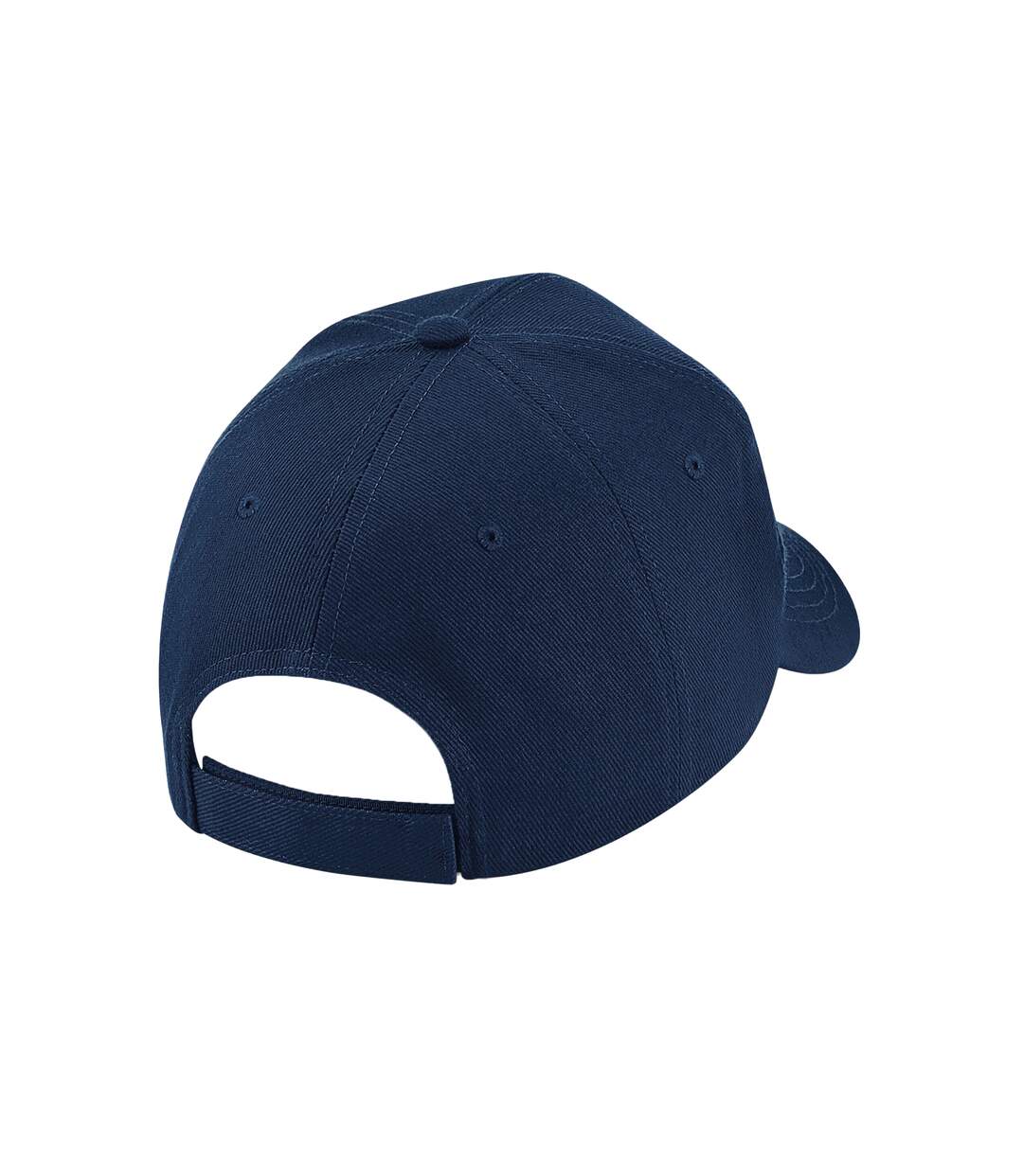 Unisex adult ultimate 6 panel cap french navy Beechfield-2