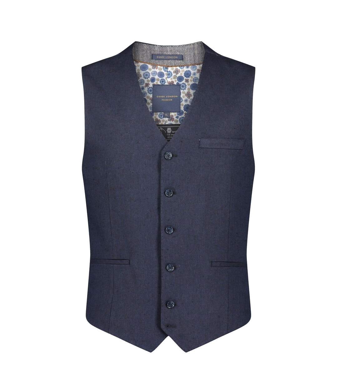 Gilet Homme Bleu Marine Guide London-1