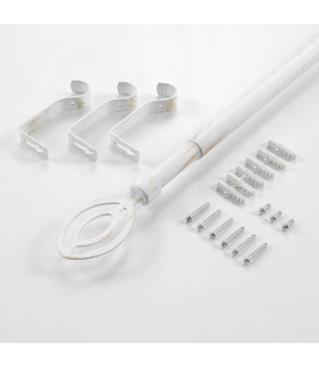 Kit de tringle à rideaux extensible Ama-3