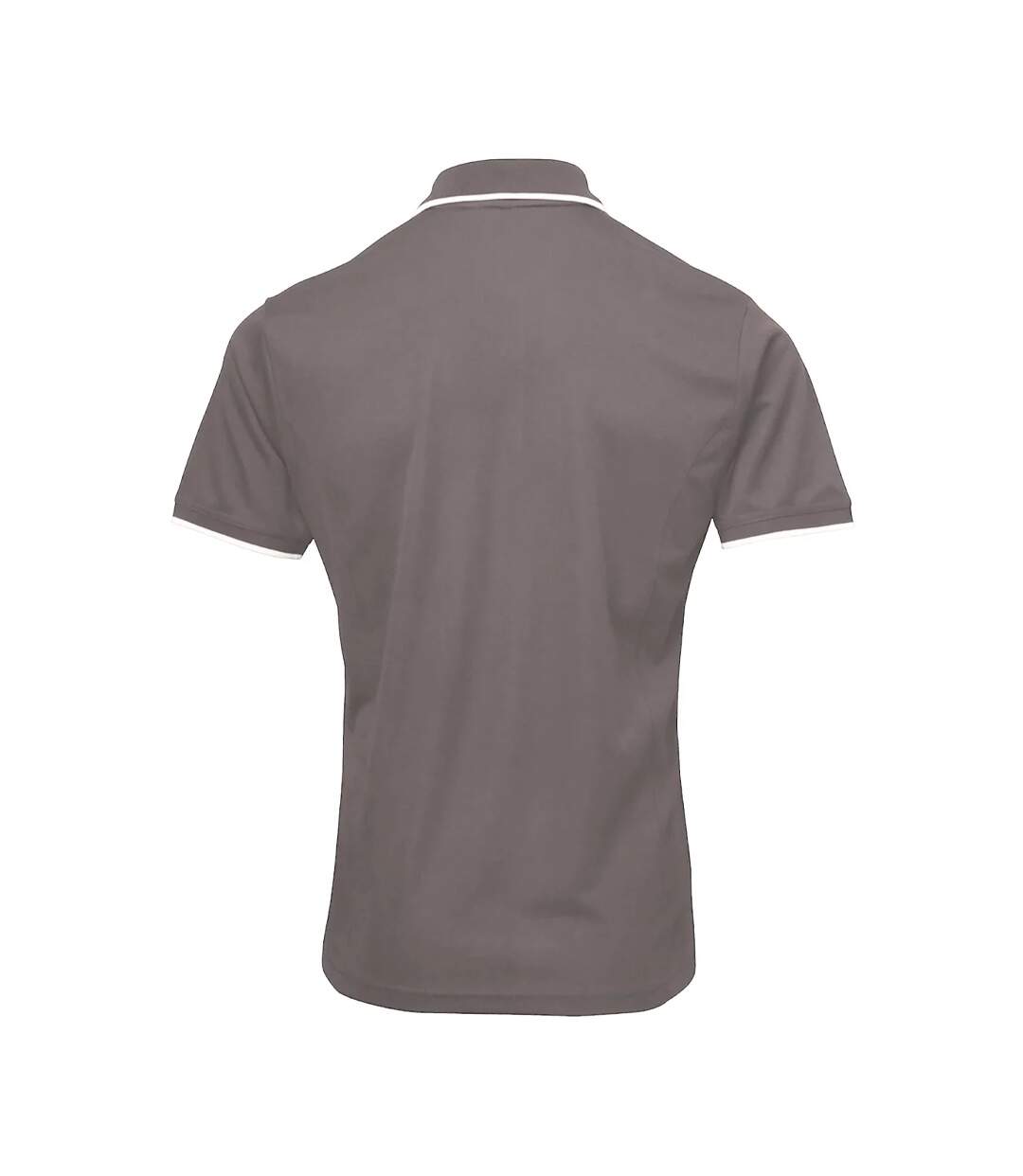 Polo Coolchecker Homme Gris Foncé Argenté Premier-2