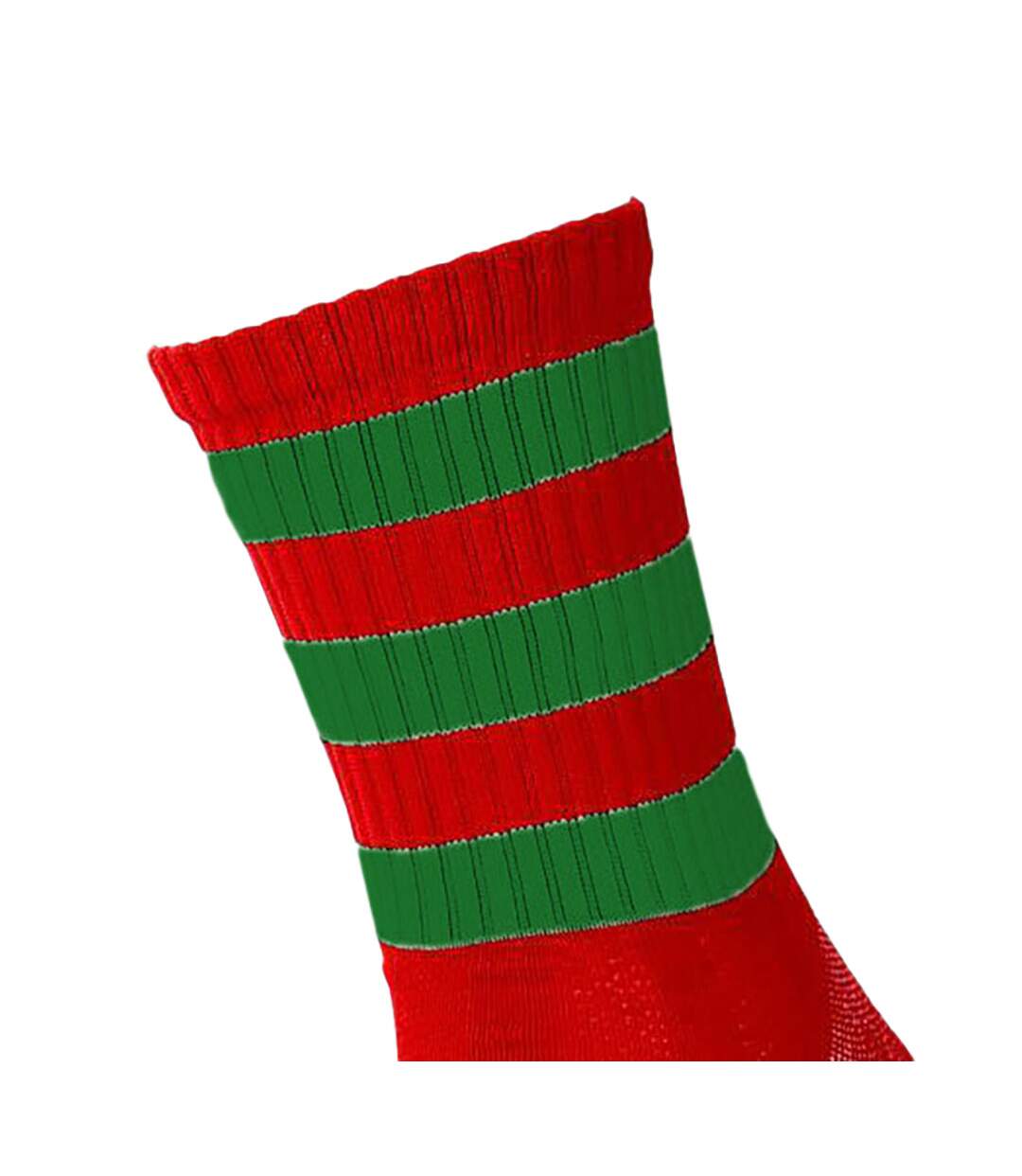 Chaussettes de football pro adulte rouge / vert Precision