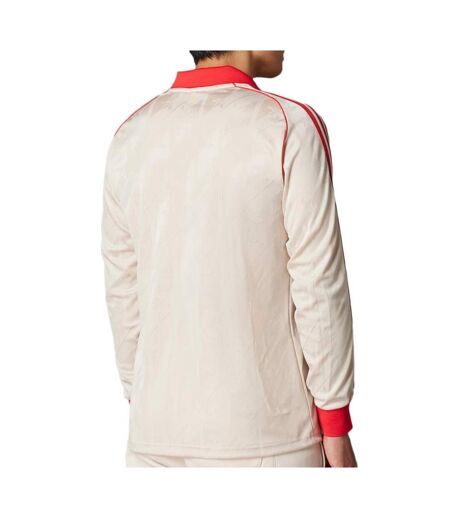 Bayern munich maillot lifestyle ecru/rouge homme adidas