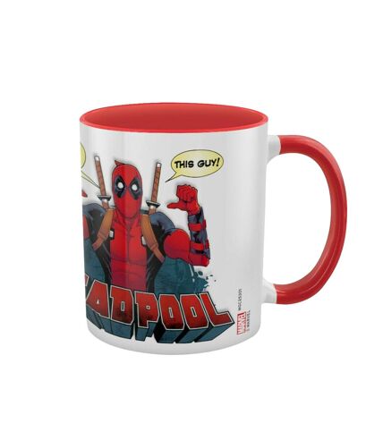 Deadpool - Mug THUMBS (Rouge / Blanc) (Taille unique) - UTPM2370