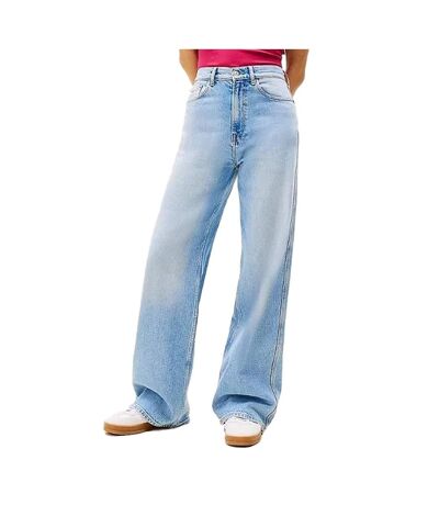 Jean ample bleu délavé femme tommy hilfiger bi0112 - w26-l30