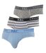 Pack-3 Men's Breathable Fabric Slips KL3007