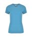 T-shirt fox femme turquoise vif Roly