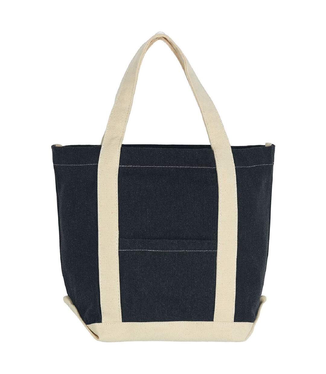 Sac cabas en toile denim - CA-3828 DS - noir denim-2