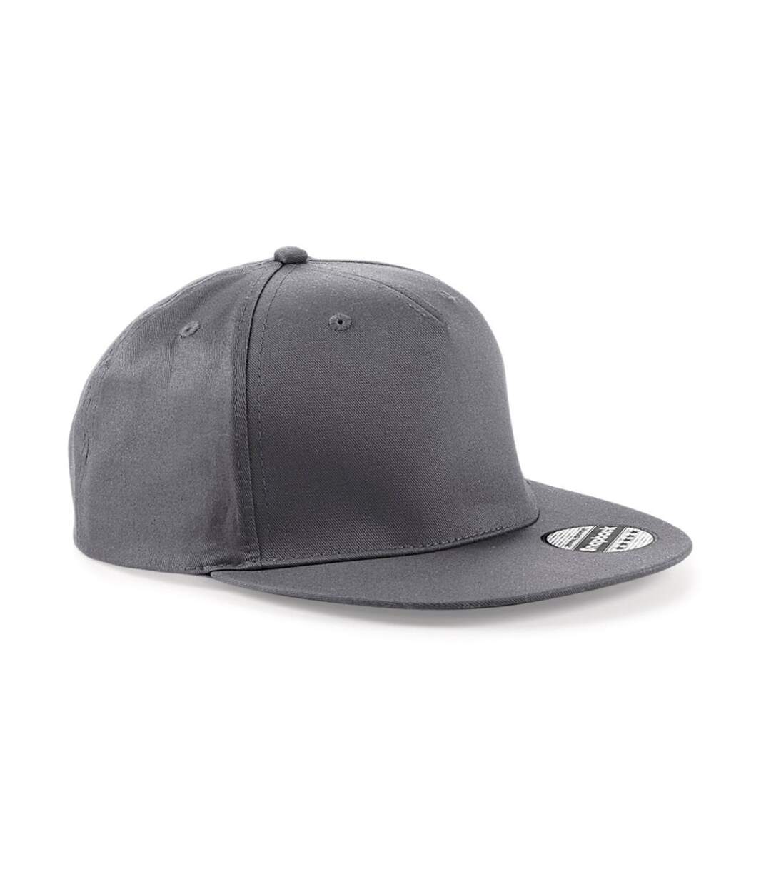 Casquette 5 panneaux style rappeur adulte - B610 - gris graphite-1