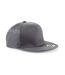 Casquette 5 panneaux style rappeur adulte - B610 - gris graphite-1