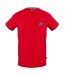 Mens Aldis Logo T-shirt Red Aquascutum-1