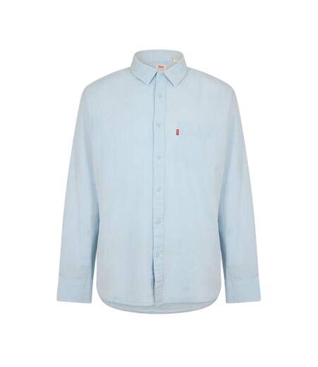 Mens Classic Long-sleeved T-shirt Niagara Blue Levis