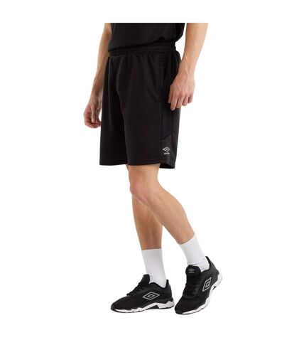 Mens sportswear polyester shorts black Umbro