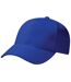 Beechfield Unisex Pro-Style Heavy Brushed Cotton Baseball Cap / Headwear (Bright Royal) - UTRW213