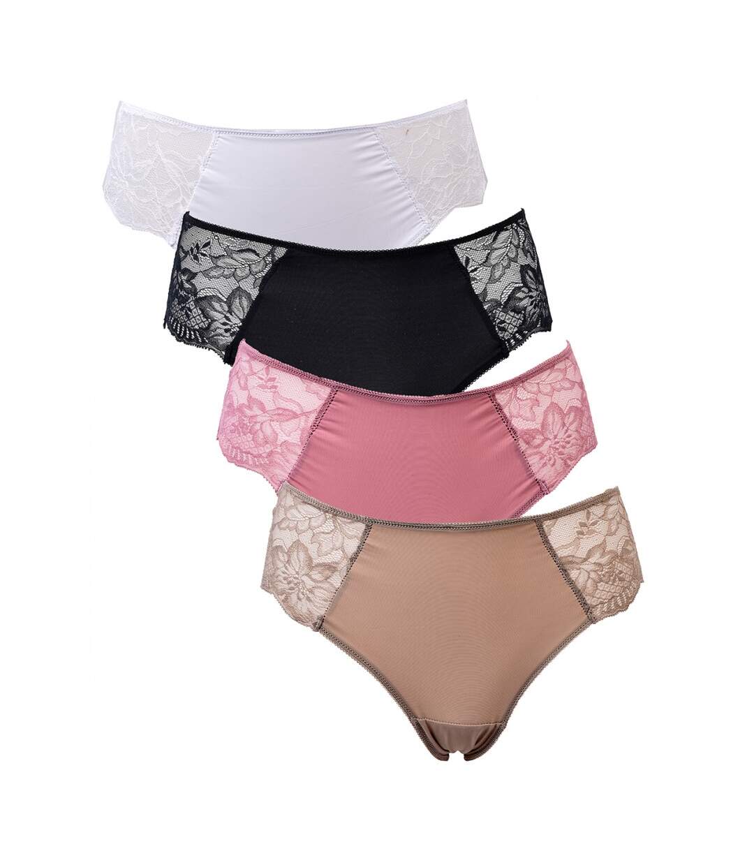 Culotte Microfibre TRESS Dentelle - Pack de de-2