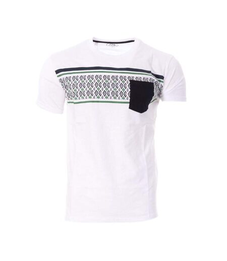 T-shirt blanc/vert/noir homme rms26 91264