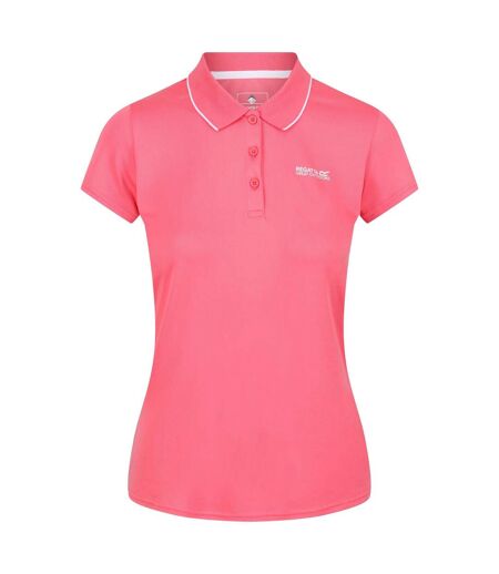 Regatta Womens/Ladies Maverick V Polo Shirt (Tropical Pink) - UTRG4979
