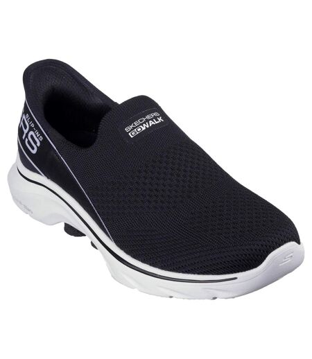 Womens/ladies go walk 7 mia trainers black/white Skechers