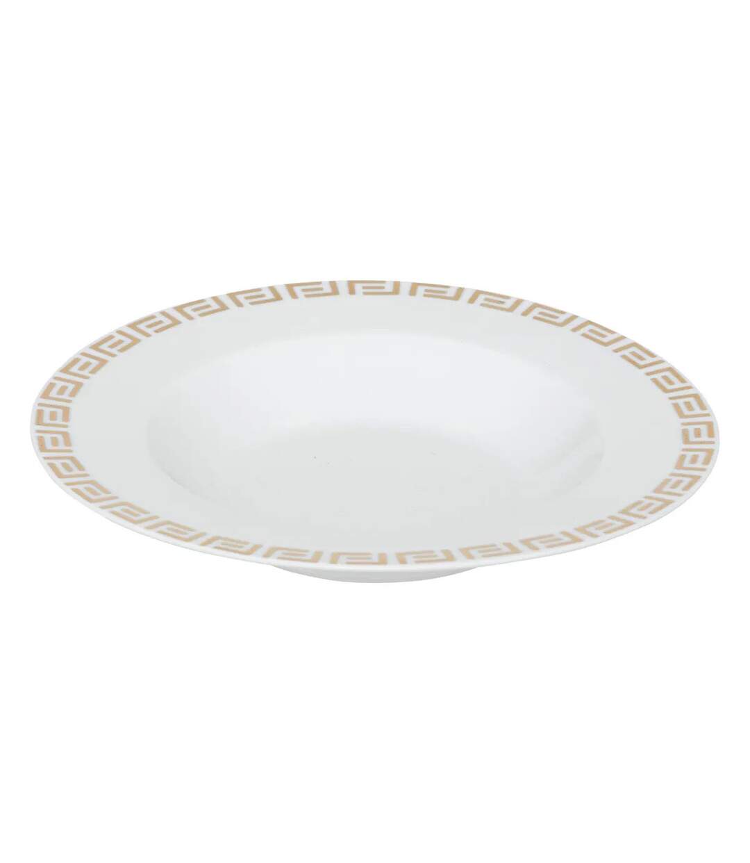 Lot de 6 Assiettes Creuses Aya 22cm Blanc-1