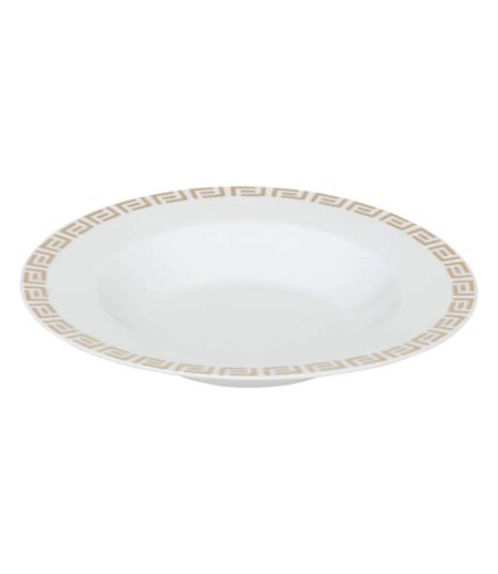 Lot de 6 Assiettes Creuses Aya 22cm Blanc