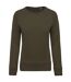 Sweat shirt coton bio - Femme - K481 - vert mousse