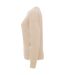 Womens/ladies Recycled Zipped Sweatshirt Nude TriDri-3