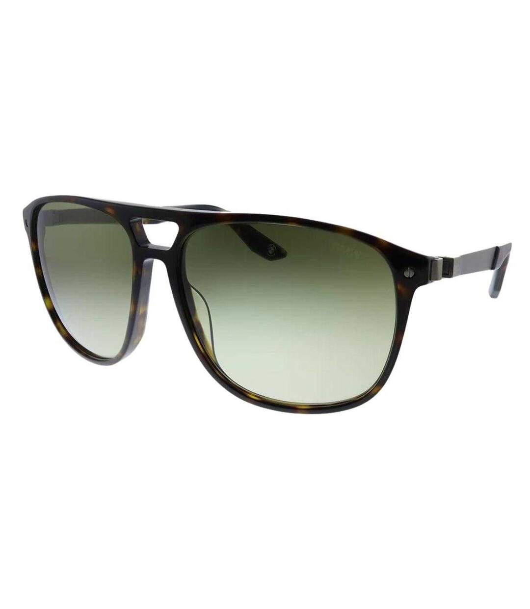 Lunettes De Soleil Motif Dégradé Havana Homme Taille Unique Marron Vert BMW-2