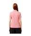 Womens/ladies Mini Pique Stretch Slim Polo Shirt Pink Lacoste-3