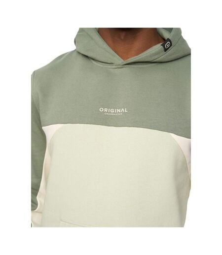 Sweat À Capuche Castlebay Homme Vert Kaki Clair Crosshatch