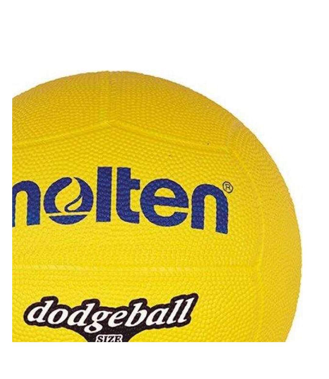 Balle Pour Balle Au Prisonnier En Caoutchouc Db2 Taille Unique Jaune Molten-3