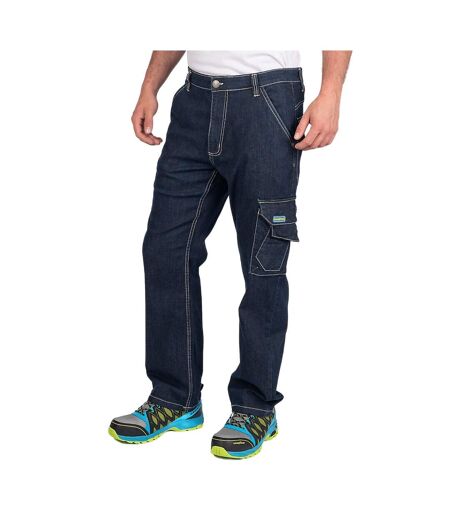 Pantalon à poches homme bleu marine Goodyear