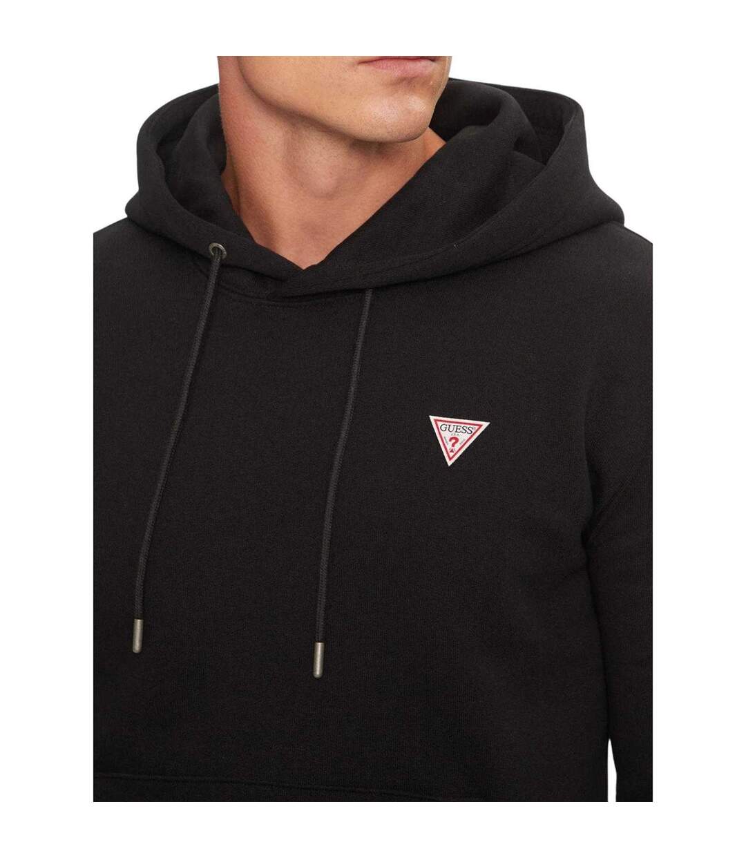 Sweat À Capuche Homme Noir Guess-3