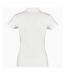 Kustom Kit - T-shirt à manches courtes et col mandarin - Femme (Blanc) - UTRW3178