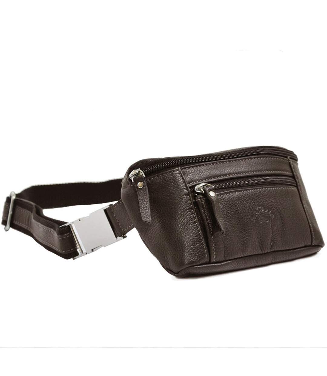 Katana - Sac ceinture en cuir - chocolat - 6325-1