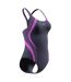 Maillot De Bain 1 Pièce Dos Nageur Motif/style Contrasté Quantum Splice Femme Rose Speedo-4