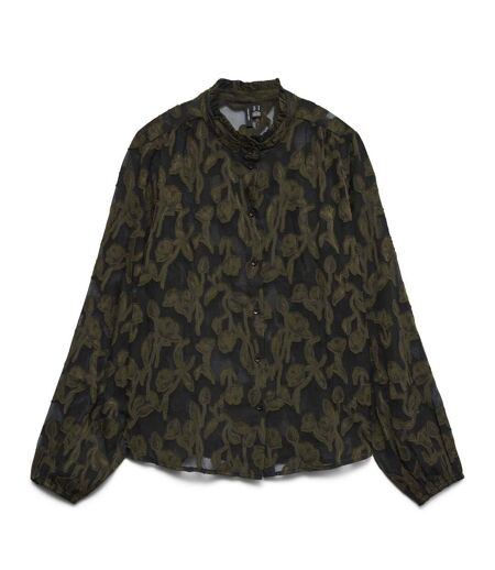 Chemise noire femme vero moda vctoria