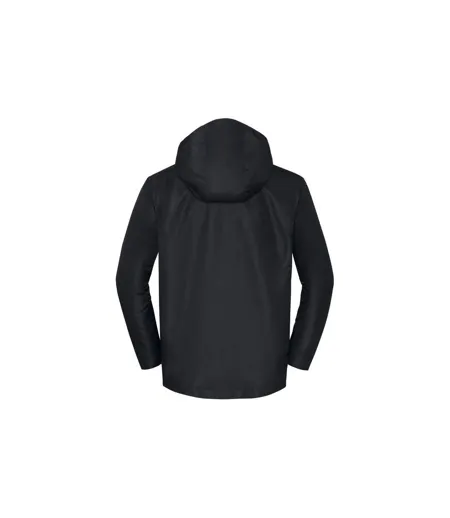 Mens Essential Weatherproof Shell Jacket Black Russell Collection