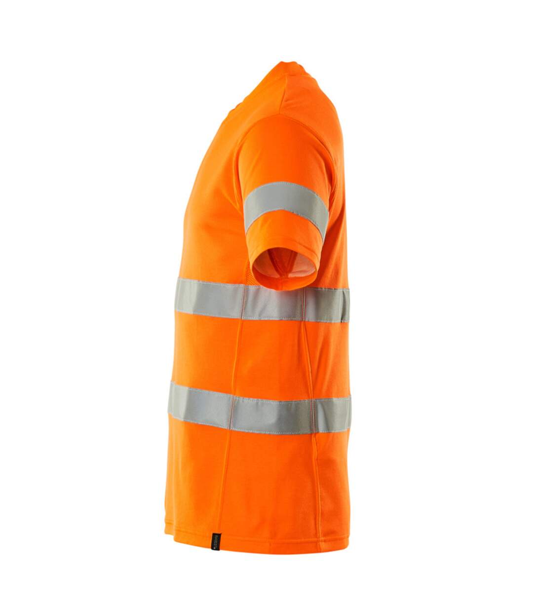 T-shirt Safe Classic Homme Orange Fluo Mascot-4