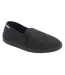Dunlop - Chaussons homme à mémoire de forme noirs en velours côtelé-4