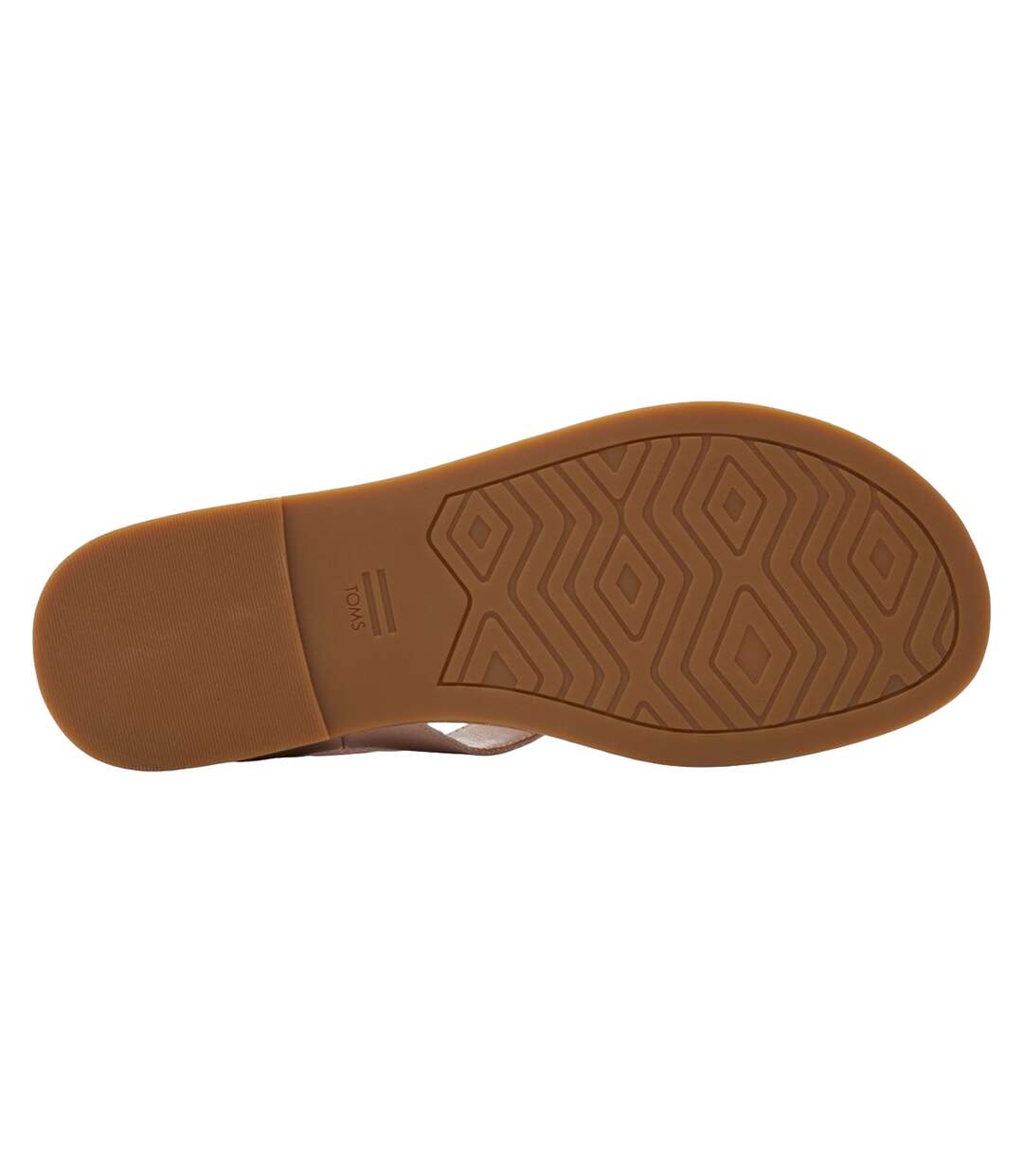 Womens/ladies Sloane Leather Sandals Pink Toms-3