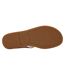 Womens/ladies Sloane Leather Sandals Pink Toms-3