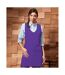 Premier Womens/Ladies Wrap Around Sleeveless Tunic Apron (Purple) - UTPC2657